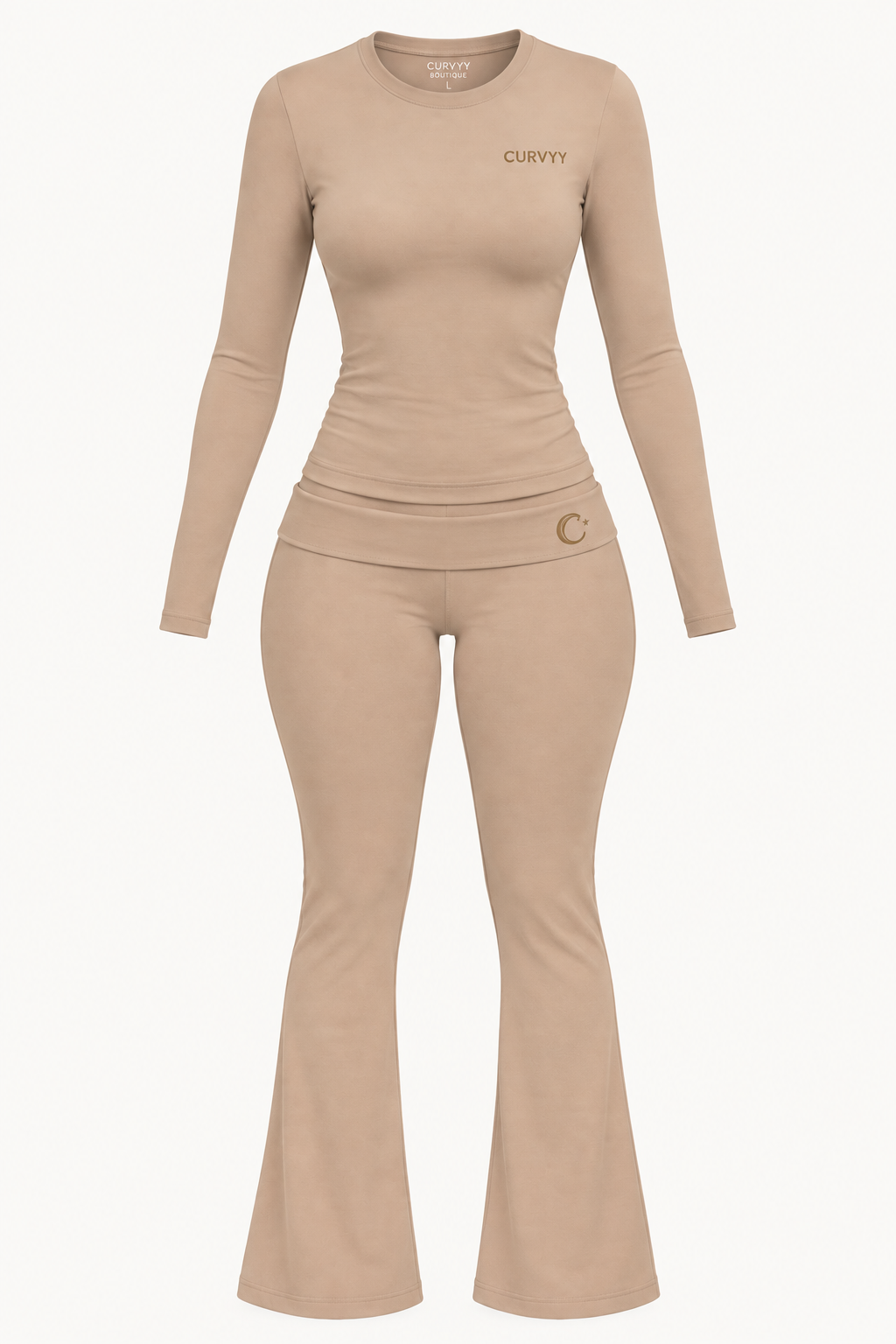PREORDER Beige Yoga Set
