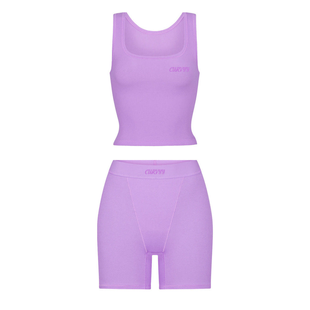 “Grape” Tank Top Shorts Set