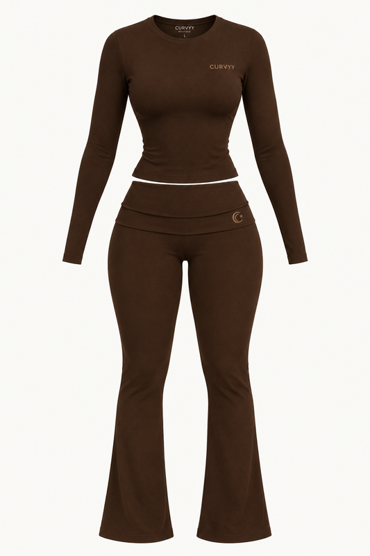 PREORDER Chocolate Yoga Set